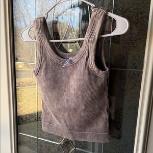 Zenana Ribbed Brown Tank Top

 LAST CALL !!!!!!